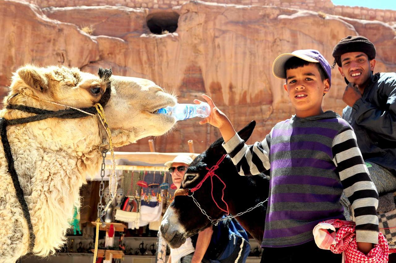 Happy Bedouin House Petra Bed & Breakfast Al Hayy ภายนอก รูปภาพ